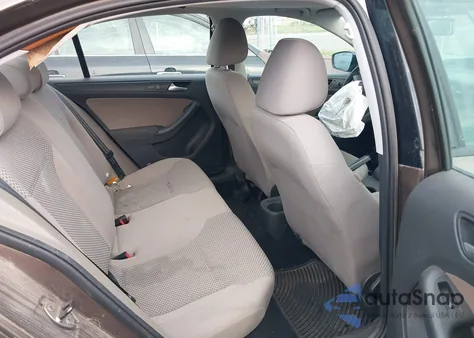 2012 Volkswagen Jetta 2.0L S из США, поврежденный, VIN 3VW2K7AJ6CM388191